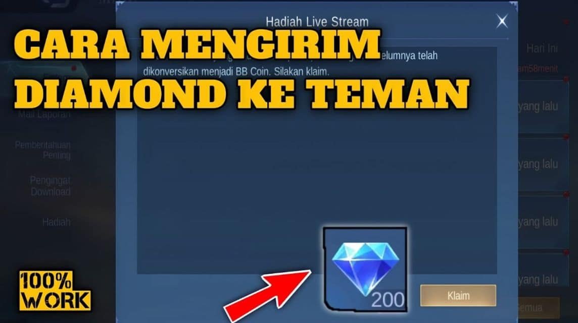 Cara Mengirim Diamond ML Ke Teman Dengan Mudah & Cepat